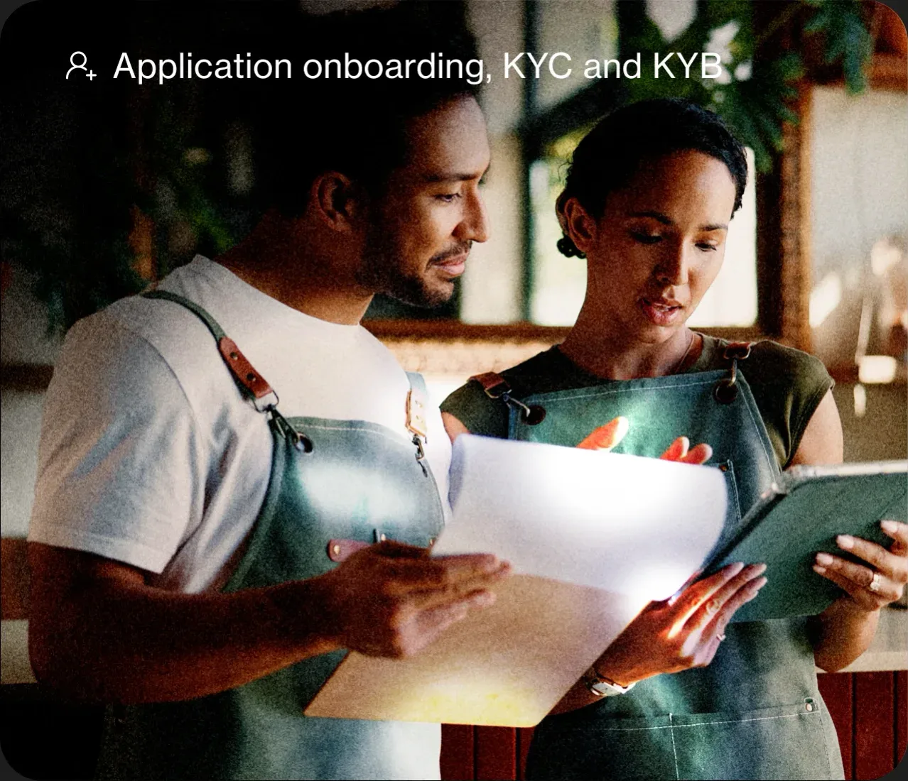 Application onboarding, KYC and KYB